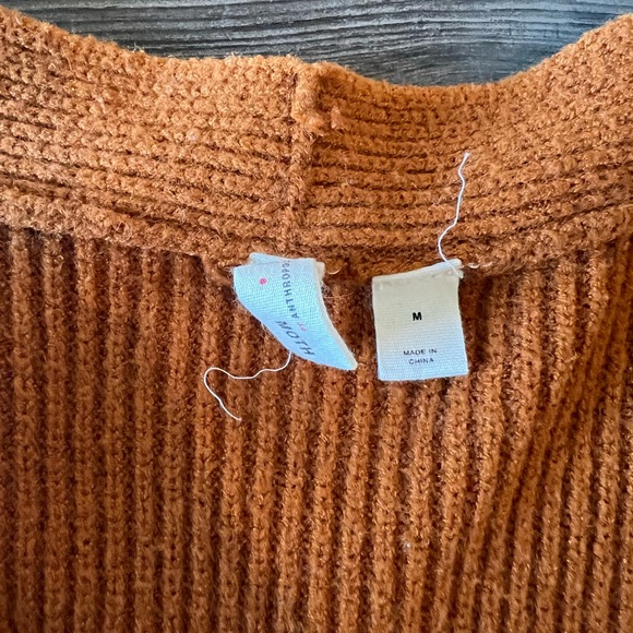 Anthropologie Sweater w/ tie front - Picture 2 of 3